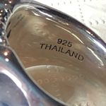 MICHAEL DAWKINS Sterling Silver Starry Night Oxidized Caviar Accented Ring Sz 5 Photo 8