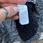 Lucky Brand black gray geometric boho Aztec single button blazer Photo 3