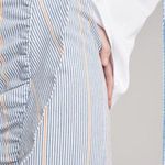 3x1 new ✦ Jane Ruffle Stretch Denim Mini Skirt ✦ Blue Ticking Stripe ✦ Size XS ✦ Photo 4