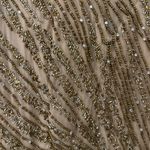 Mac Duggal Size 10 $598 NWT Long Sleeve Heavily Beaded Column Gown Mocha Photo 5