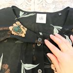 CAbi #5206 La Di Da Floral Blouse Womens Sz S Photo 1