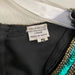 Scala Vintage‎ Beaded Silk Shirt Photo 3