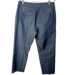 Ann Taylor  Factory The Ankle Signature Grey Subtle Pattern Dress Pant Size 8 Photo 2