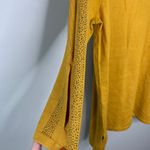 Cable & Gauge Mustard Yellow Top Medium  With Bling Photo 2
