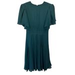 Gucci NEW  Green 100% Silk A-Line Dress Short Sleeve Size 42 /6 Italy $2,735 Photo 4