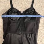 Vintage 1960s Charmode Corseted Slip Bustier Nylon Vixen Pin Up Black 34B Size undefined Photo 5