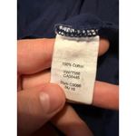 J.Crew  Factory Slim Fit Shirt Women's Small Navy Striped Casual Pocket Tee Photo 3