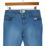 SO  Jeans Womens Juniors 3 Long (29x35.) Light Blue Stretch Flare Low Rise Y2K Photo 2