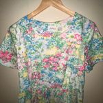 The Vermont Country Store Cotton Floral Dress M Pink Size M Photo 4