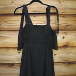Antonio Melani NWT Black Eyelet Midi Dress 6 Photo 7