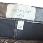 Wilfred Aritzia The Melina Faux Leather Pants Women’s 2 Chocolate Brown Straight Photo 3