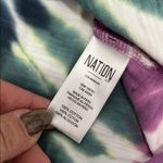 Nation Ltd  Tie Dye V Neck Long Sleeve Tee Photo 7