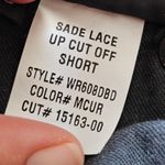 Hudson Jeans  Sade Mercury Lace Up Distressed Cut Off Denim Shorts Size 26 Photo 11