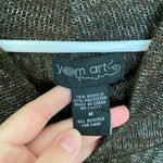 EUC | Yarn Art women’s thin lightweight acrylic‎ knit cowl neck sweater medium Brown Photo 3