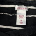 Xhilaration Xhiliration skirt - black white striped - cotton - XS Photo 2