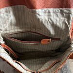 Frye  Cognac Leather Crossbody Saddle Bag Braided Boho Chic Western Inspired Photo 7