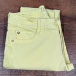 DL1961  Toni High Rise Crop 4-Way Stretch Yellow Jeans Photo 11