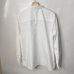 Foxcroft  Top Blouse Womens 12 White Embroidered Wrinkle Free Preppy Office City Photo 1