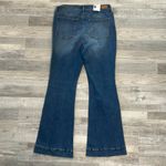 Crown & Ivy NWT High Rise Flare Women's Jeans Stretch, Medium Wash D19 Blue Size 14 Photo 9
