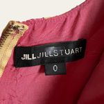 Jill Jill Stuart Pink Floral Jacquard Sweetheart Cocktail Midi Dress Size 0 Photo 5