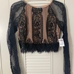 Charlotte Russe Black lace shirt Photo 0
