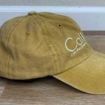 Cali Girl Mustard Yellow Adjustable Strapback Hat Photo 5