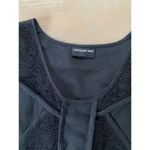Central Park West Tank Top Women's Size Small Black Lace & block detail on Front Photo 2