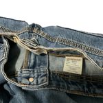 Hydraulic Vintage  1990s Y2K 9/10 Medium Wash Wide Leg Capris with Flap Pockets Photo 2