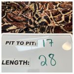 Cache Vintage Animal Print Sequin Blazer Jacket Size 8 Photo 5