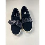 Michael Michael Kors Slip On Sneakers Bow Detail Black‎ Suede Shoes Black Size 6.5 Photo 6