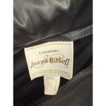 Joseph Ribkoff Vintage  Black Velvet Jumpsuit Off the Shoulder Gold Belt Size 12 Photo 6