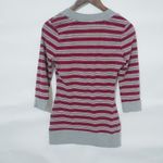 Guess  Jeans M Red Gray Stripe Top Photo 1