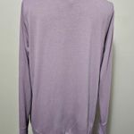 Simply Vera, Vera Wang Simply Vera Vera Wang Lavender Ruffle Terrycloth Ruffle Sweatshirt Size Large Photo 3