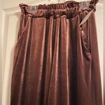 Treasure & Bond NWT  Plum Velvet Pull On Wide Leg Pants Size Small Boho Cozy Photo 3