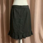 Banana Republic Grey  Vintage Midi Skirt with Pleated Hem Sz 6 Photo 1