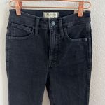 Madewell NWT 10" High Rise Skinny Black Denim Jeans Stretch 25 Petite Photo 3