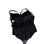 Ava & Viv Ava‎ & Viv One Piece Swimsuit  26W Floral Black Built in Bra Comfort Straps Photo 1