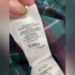 Lauren Ralph Lauren Women’s Blue Green Plaid Fleece Cardigan Embroidered Crest S Photo 3