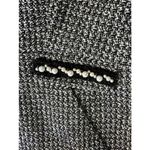 Mcginn Dress 6 Wool Silk Blend Black White Sheath Pearl Tweed Lined Worn Tv Show Photo 7