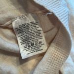 Anthropologie Angel Of The North Sweater Womens Medium Cardigan Cream Tie Front Photo 8