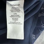 Vince  Calico Floral Shirred Waist Silk Midi Dress Size L Photo 5