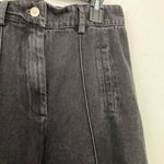 Cleobella  Rigid Denim Cropped Black Pants Photo 6