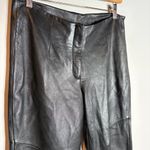 wilson's leather Vtg  black leather zip up pants Photo 1