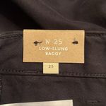 Madewell women’s Low-Slung Baggy Utility Pants black Size 25 NWT Photo 7