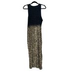 Raquel Allegra Leopard Print Ombre Dip Dye Midi Tank Dress 2 (MEDIUM) Photo 3