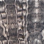 Midnight sky  snakeskin print button up top Photo 1