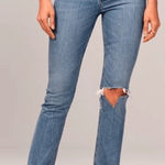 Abercrombie & Fitch  Curve Love The 90s Slim Straight Ultra High Rise Jeans 28/6R Photo 0