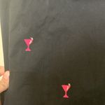 Lilypod Strapless black dress with pink martinis woman Size 10 casual or dressy Photo 1