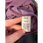 Soft Surroundings  Velvet Button Down Shirt Tunic Burgundy Long Sleeve Size L Photo 7