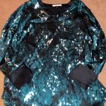 Tahari  plus size blouse size 2X polyester. Blue navy satin look‎ and feel Photo 0